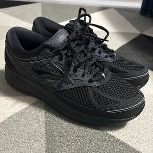 Brooks Men's Addiction 13 Running Sneakers Black/Ebony Men's Size 9.5 WIDE